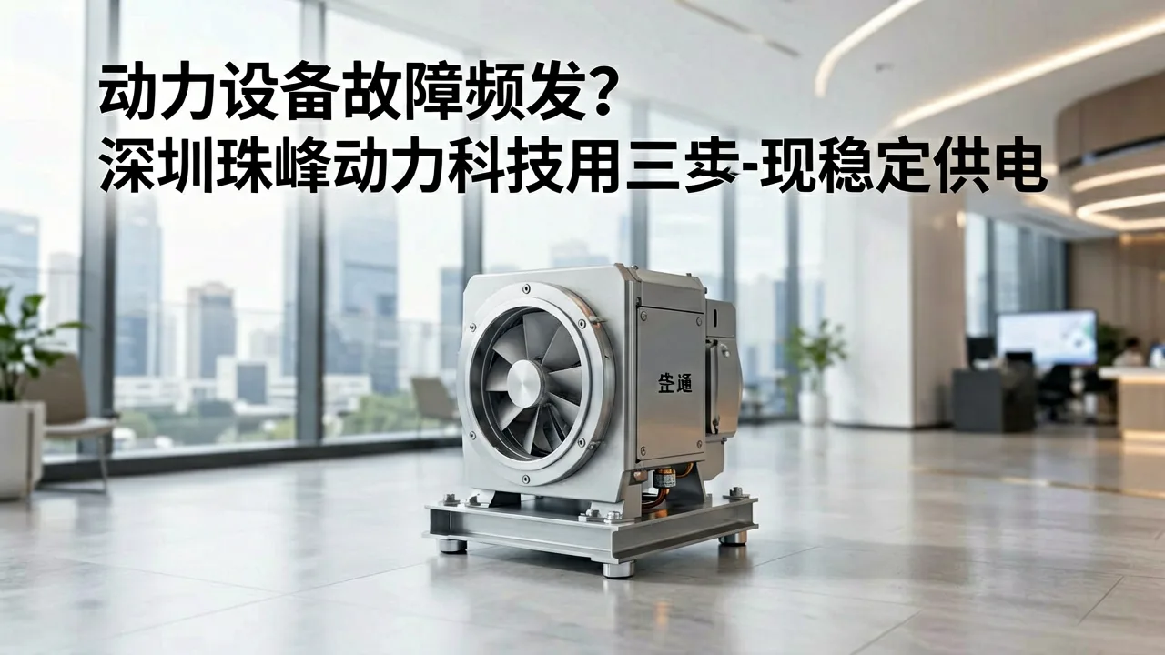 动力设备故障频发?深圳珠峰动力科技用三步实现稳定供电